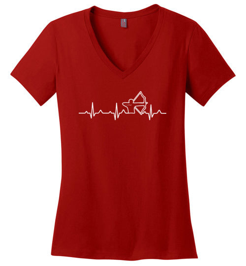 Archery Heartbeat V-Neck