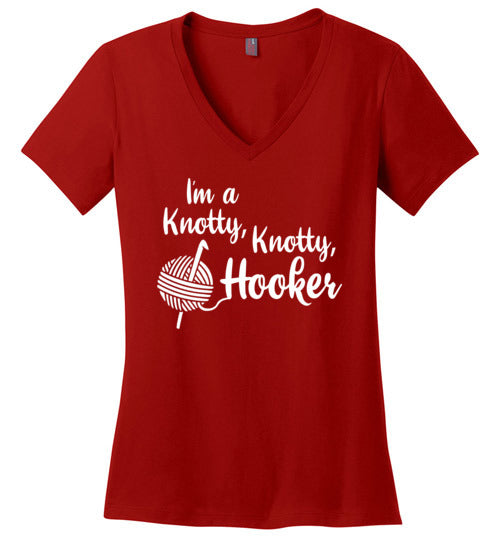 Knotty Knotty Hooker V-Neck