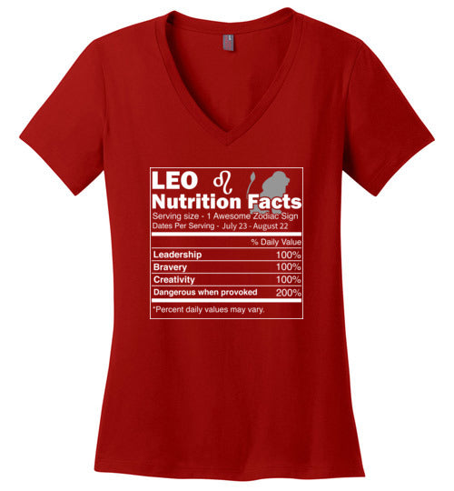 Leo Nutrition Facts V-Neck