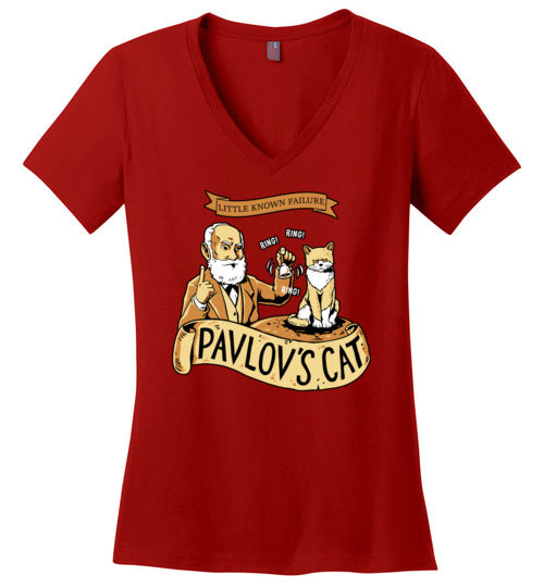 Pavlov's Cat V-Neck