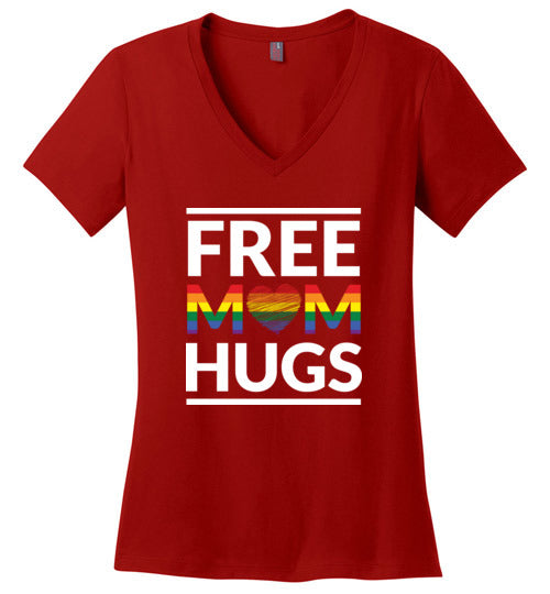 Free Mom Hugs V-Neck