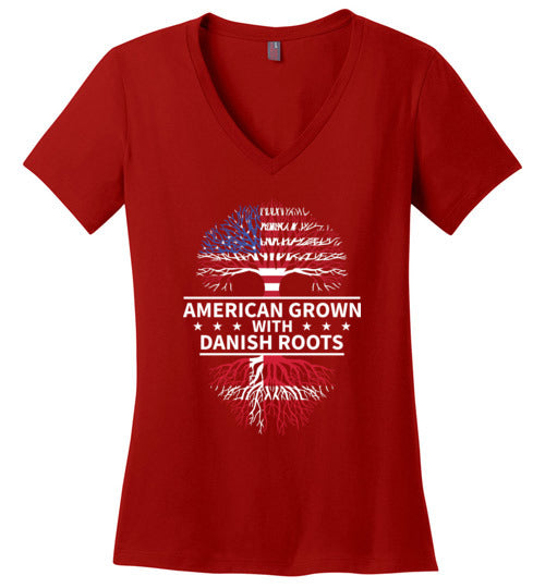 American Grown With Danish Roots V-Neck
