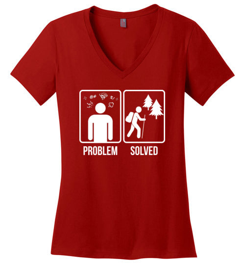 Problem Solved Hiking V-neck