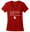 To Do List Crush Patriarchy V-Neck
