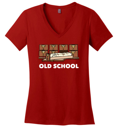 Librarian Old School V-Neck