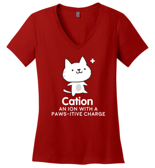 Cation Pawsitive Charge V-Neck