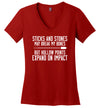 Sticks And Stones V-Neck