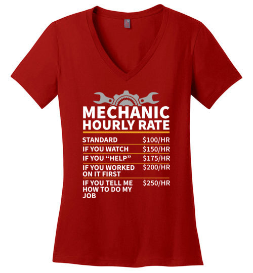 Mechanic Hourly V-Neck
