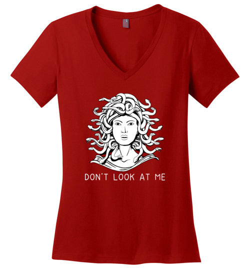Medusa Dont Look V-Neck