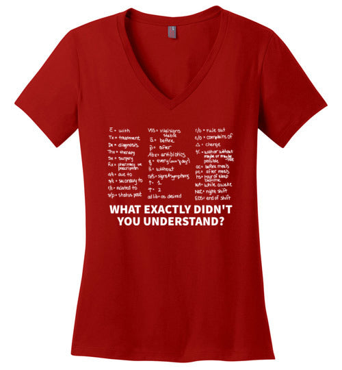 Nurse Shorthand V-Neck