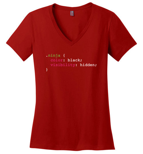 Ninja CSS Coding V-Neck