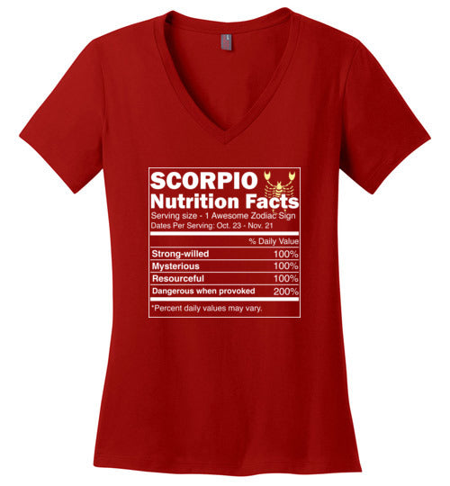 Scorpio Nutrition Facts V-Neck
