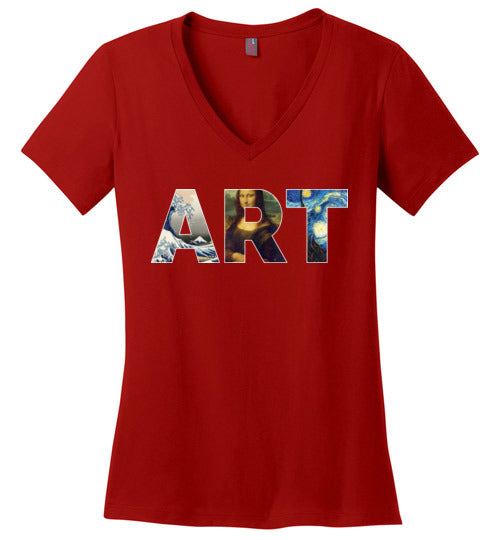 Famous Works of Art V-Neck