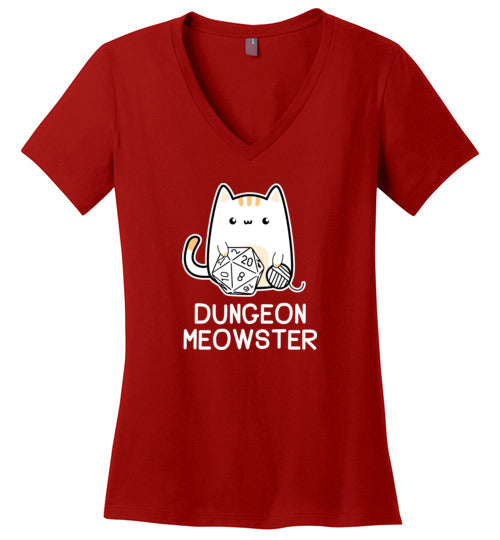 Dungeon Meowster V-Neck