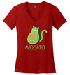 Avocado Cat Avogato V-Neck