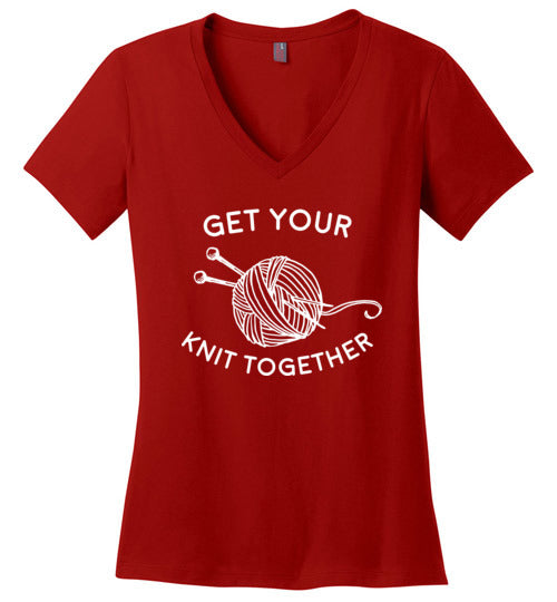 Get Your Knit Together V-Neck