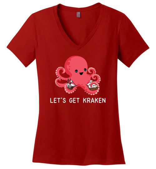 Lets Get Kraken Old Ships V-Neck