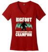 Bigfoot Hide And Seek Champion V-Neck