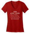 The Aunt Code V-Neck
