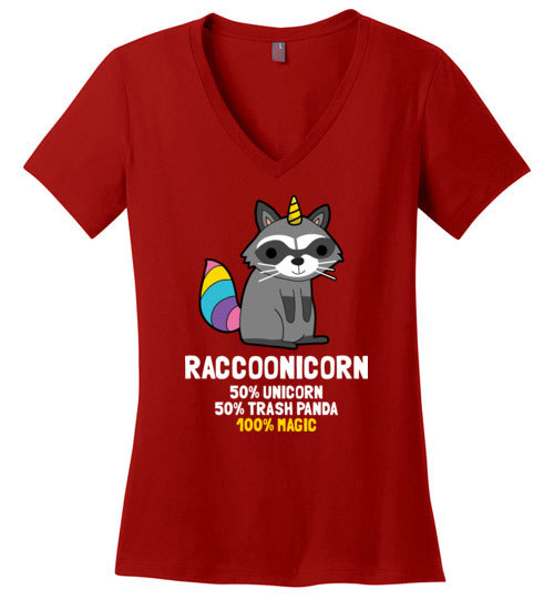 Raccoonicorn V-Neck