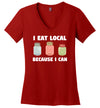 Canning Eat Local V-Neck