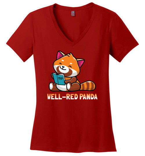 Well Red Panda V-Neck