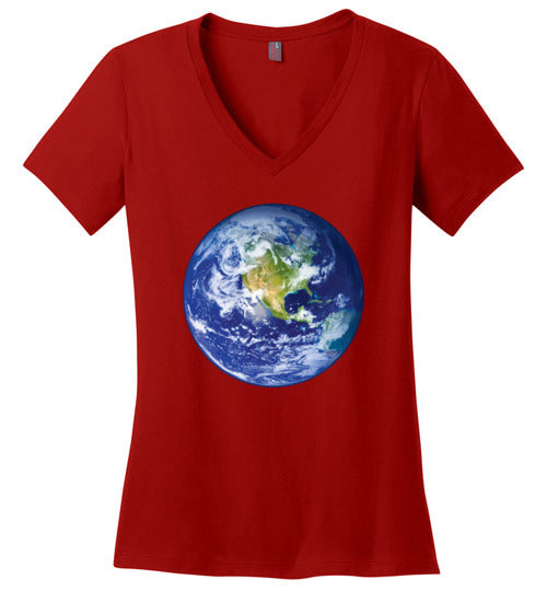 Earth From Space V-Neck