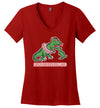Auntiesaurus Rex V-Neck
