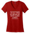 Wifes Arm Candy V-Neck