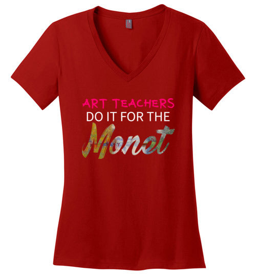 Art Teachers Do It For The Monet V-Neck