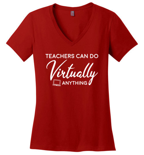 Teachers Can Do Anything V-Neck