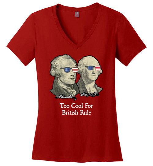 Too Cool For British Rule V-Neck