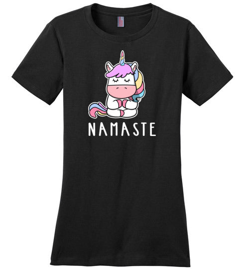 Yoga Unicorn Namaste Canvas