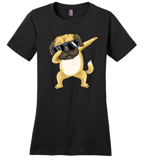 Dabbing Pug With Sunglasses