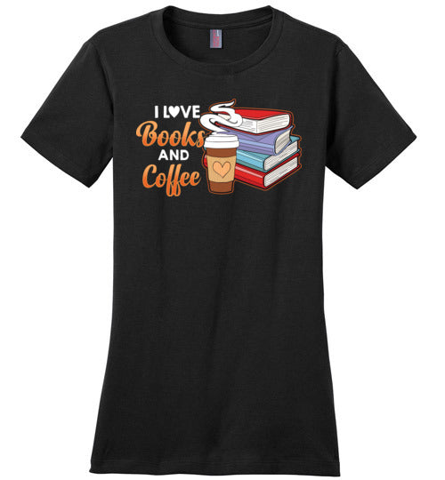 I Love Books And Coffee Canvas