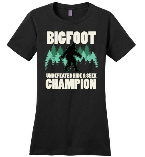 Bigfoot Hide And Seek Champion Canvas