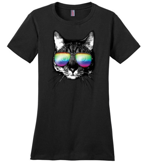 Cat Sunglasses LGBT Canvas