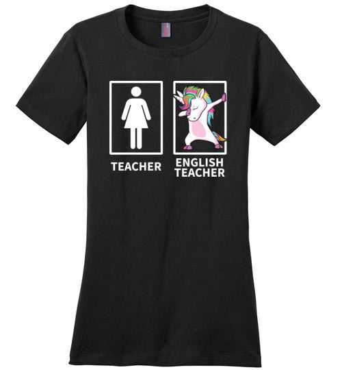 Dabbing Unicorn English Teacher