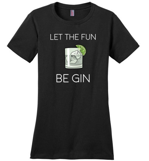 Let The Fun Be Gin Canvas