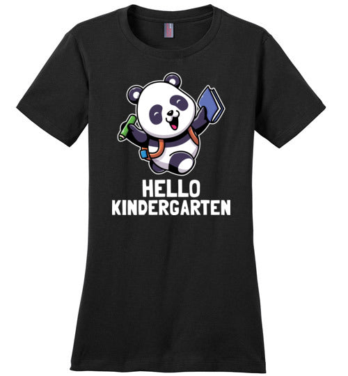 Panda Hello Kindergarten Canvas