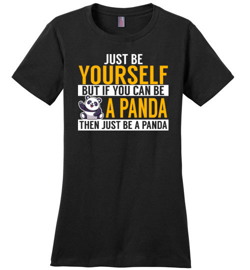 Be Yourself Panda Canvas