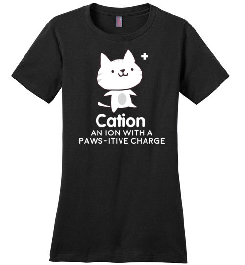 Cation Pawsitive Charge Canvas