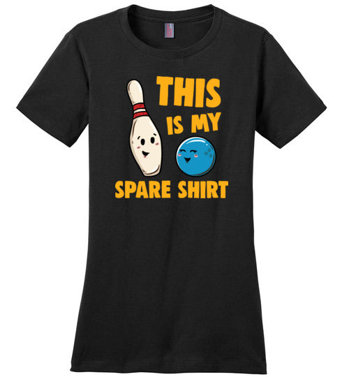 Bowling This Is My Spare Shirt Canvas