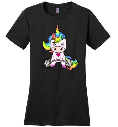 Unicorn Weightlifting Gym Canvas