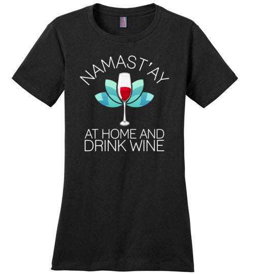 Namastay Wine Canvas