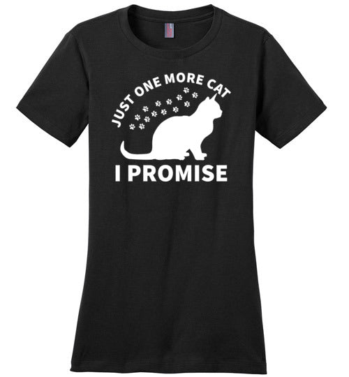 Just One More Cat I Promise Canvas