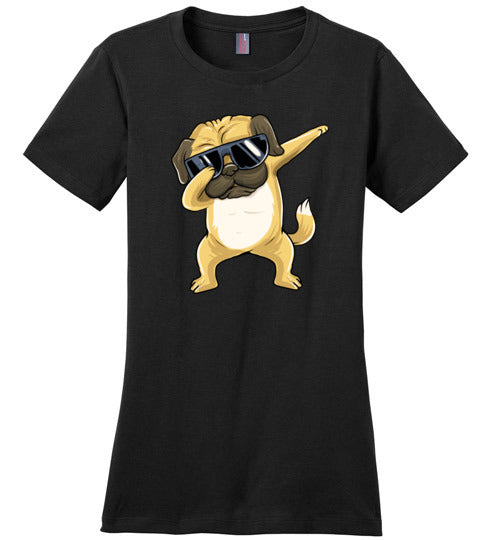 Dabbing Pug With Sunglasses Canvas