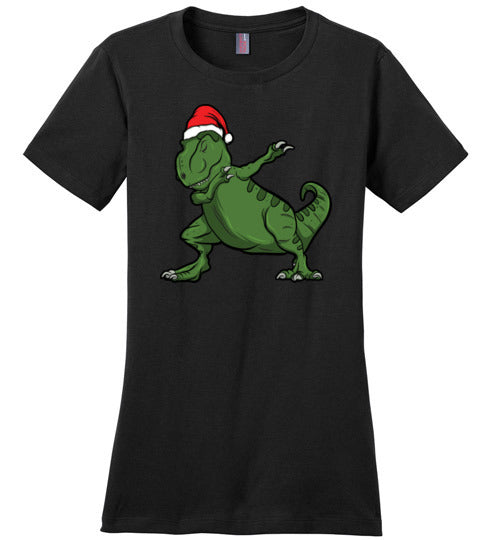 Christmas Dabbing T-Rex