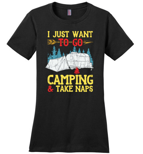 Camping and Naps Canvas