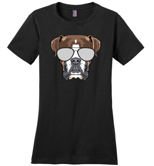 Boxer Dog Sunglasses Canvas
